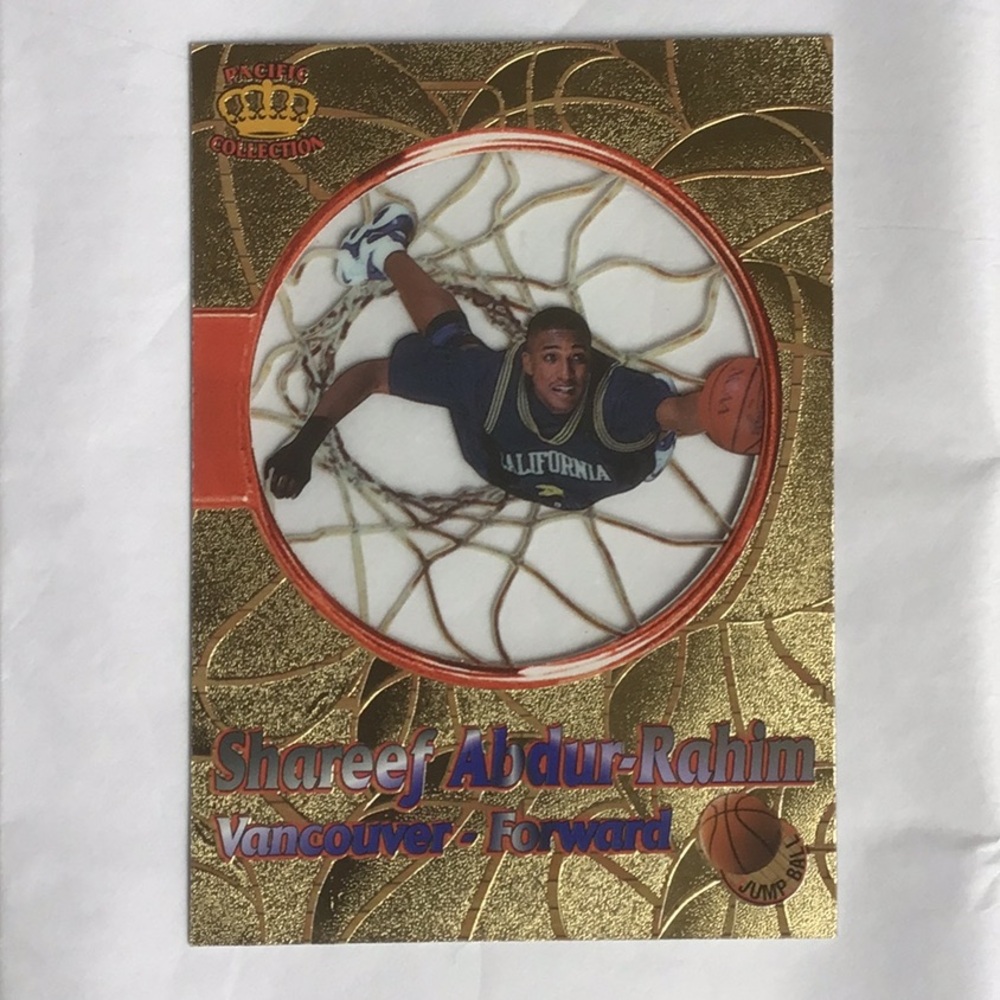 Vintage Shareef Abdur-Rahim Pacific Collection Trading Card